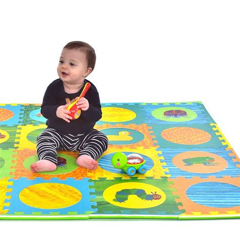 It is soft, washable, durable, and colorful. Hungry Caterpillar Baby Mat, Puzzle Mat, Baby Play Mat ...