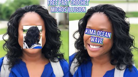 Free Part Micro Braids Illusion Crochet Kima Ocean Wave 8 Youtube