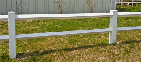 Come home to traditional country style. 2-Rail Diamond Vinyl Fence |Shoreline Vinyl Systems