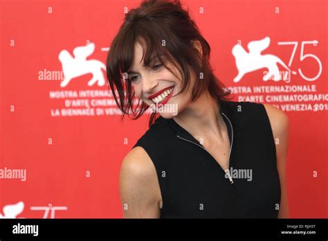Europe Italy Lido Di Venezia 07 September 2018 Italian Actress Micaela Ramazzotti At The