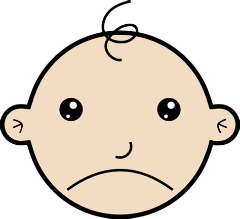 Kids Sad Face Cartoon Clipart Best