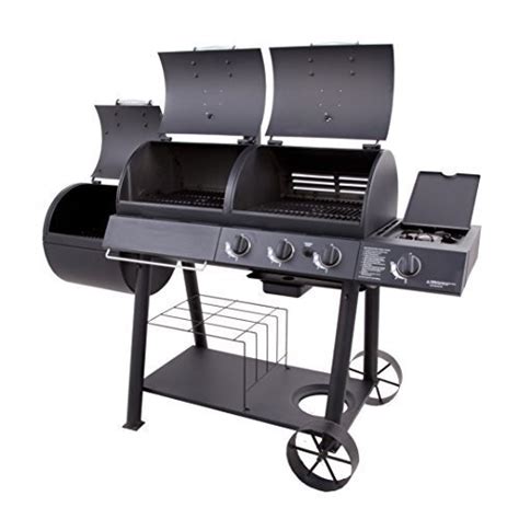 The oklahoma joe longhorn is a proper party grill, that's been built for a respectable price. Ok Joe Longhorn DUAL FUEL - BBQs R Us