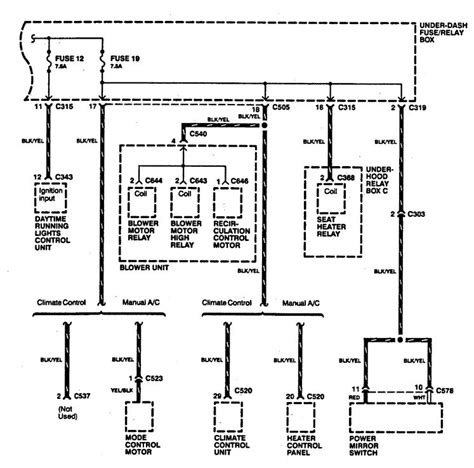 Schematic wire color legend for hyundai service online manual. Acura Legend (1994) - wiring diagrams - power distribution ...