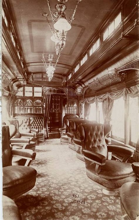 Luxurious Pullman Cars Circa 1890 Train Tracks Train Rides Vintage