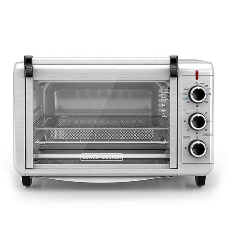 Introducing air fry technology, new in theintroducing air fry technology, new in the black+decker extra wide crisp 'n bake air fry convection technology circulates air within the oven for fast and even results when air frying. Black & Decker Crisp N' Bake Air Fry Toaster Oven ...