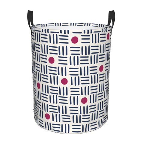 Znduo Round Laundry Basket Waterproof Collapsible Laundry Baskets With