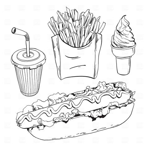 Chicken food city bus cartoon vector clipart created in adobe illustrator in eps format for illustration use in web and. black and white fast food free clipart 20 free Cliparts ...
