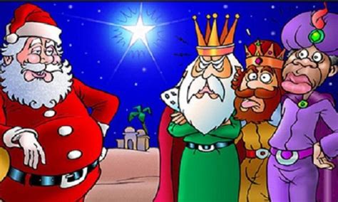 Papá Noel Casi Empata Con Los Reyes Magos