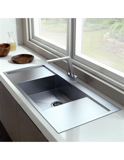 Giantex best stainless steel hand wash sink. Zenuno 45 I-F Single Bowl Sink + Double Side Drainers ...