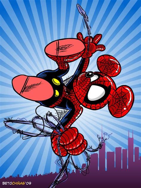 Spidey Mouse By Maestro Efectivo Disney Marvel Mickey Mouse