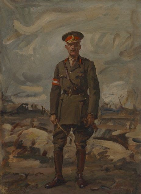 John Longstaff General Monash 1918 Study Australian Painting