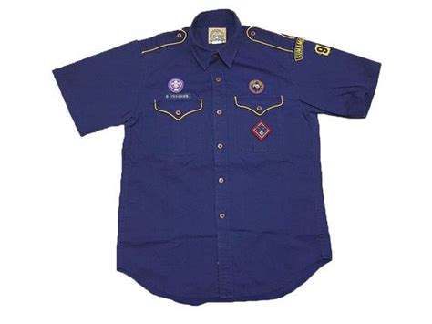 Sale Vintage Boy Scout Japan Style Uniform Shirts Vintage Boy Scouts