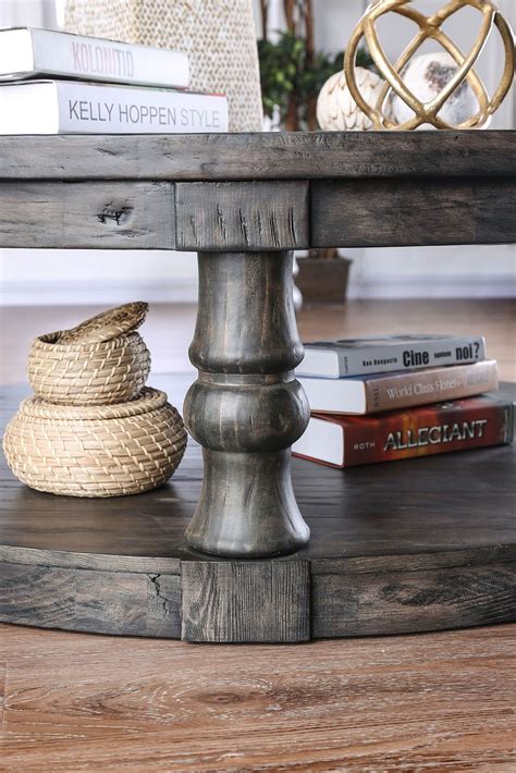 Versatile it would make a great homework bench for your kids or as a stand alone table in your hall or bathroom! Mika Gray Coffee Table CM4424GY-C Furniture Of America ...