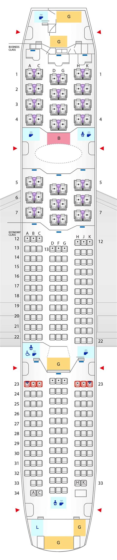 Seat Map Of Boeing 787 8 Seat Map In Flight Travel Information Ana