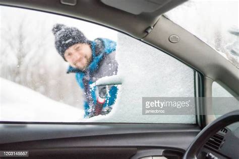 Scraping Ice Car Photos And Premium High Res Pictures Getty Images