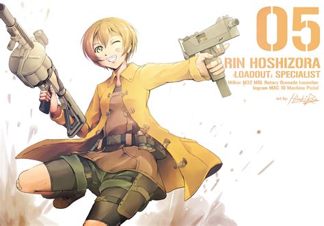 Fondos De Pantalla Ilustración Pistola Anime Chicas Anime Cabello