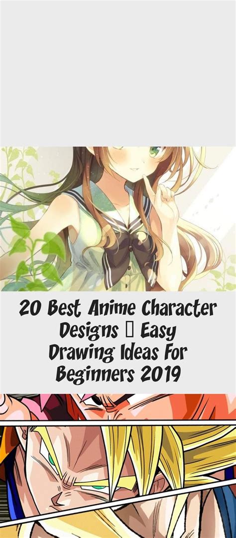 20 Best Anime Character Designs Easy Drawing Ideas For Beginners 2022