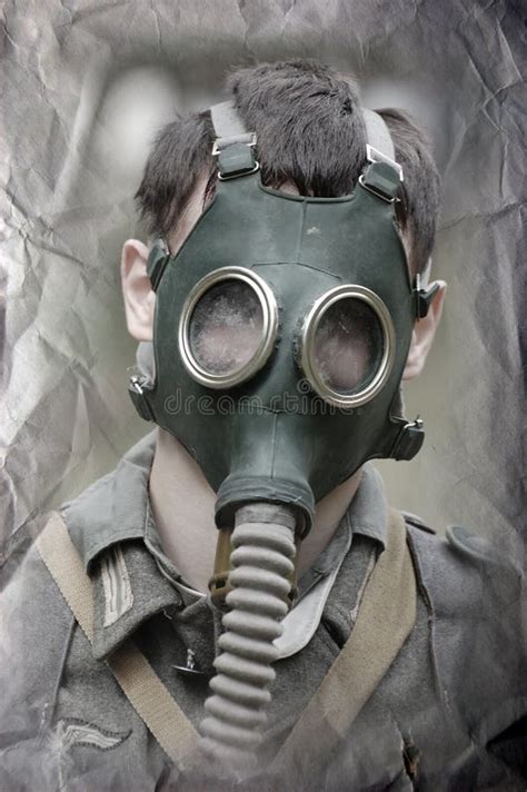 German Soldier In Gas Mask Picture Image 5623565