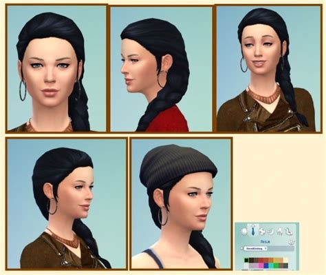 Sims 4 Cc French Braid Images And Photos Finder