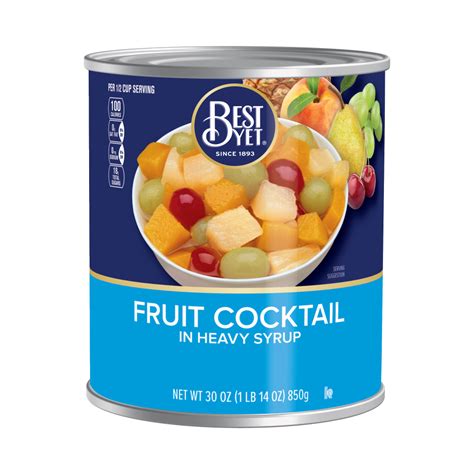 Fruit Cocktail In Heavy Syrup 30oz Best Yet Brand