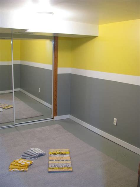 This one is a classic bedroom design with just right shades of yellow and grey. WIP Sunday: Hamster's New Room! | Yellow gray room, Yellow ...