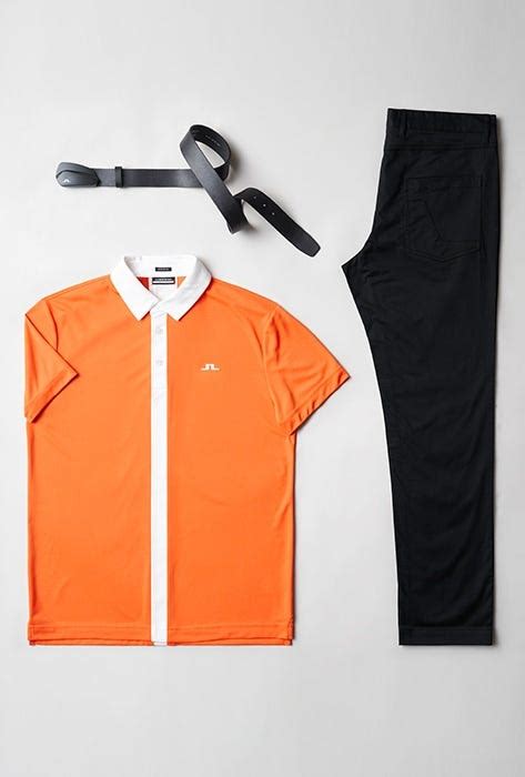 Viktor Hovland Masters Saturday Orange Jlindeberg Golf Shirt 2021