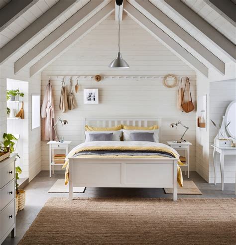 Bettgestell bett design wohnraum schlafzimmer ikea wohnen interieur möbelstück. HEMNES Stauraum im Schlafzimmer in 2020 | Ikea hemnes bett ...