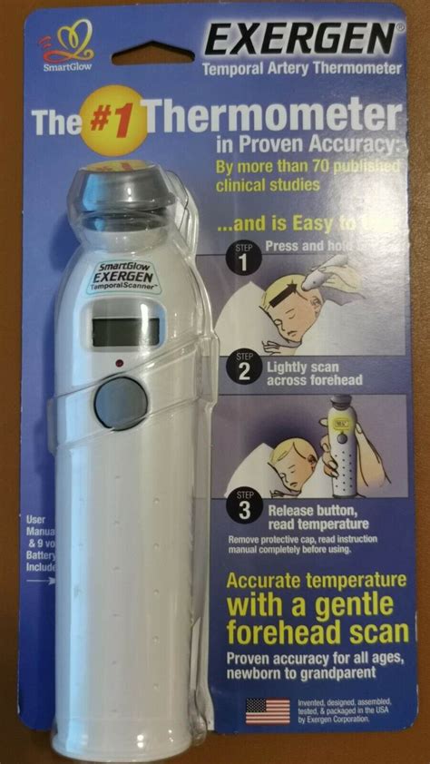 Exergen Exergen Temporal Artery Thermometer Tat 2000c With 2 Free Masks