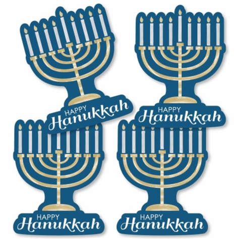 Big Dot Of Happiness Happy Hanukkah Menorah Decor Diy Chanukah Party