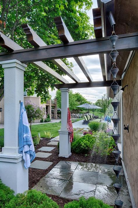 Shop exposed shower sets at plumbtile.com. Exposed Outdoor Shower Fixtures Diy Pool Showers ...