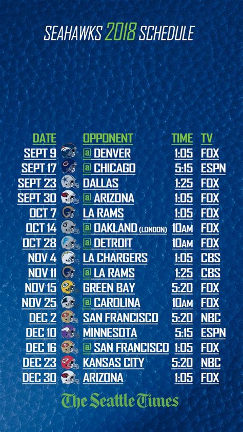 Seahawks Printable Schedule 2022 23 Customize And Print