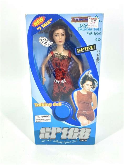 Vintage 1990s Spice Girls Victoria Posh Spice Barbie Talking Doll Original Sealed Packaging