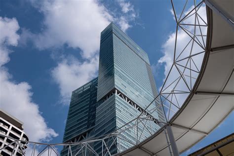 Building Tallest Skyscraper In Japan Abeno Harukas In Osaka 300m