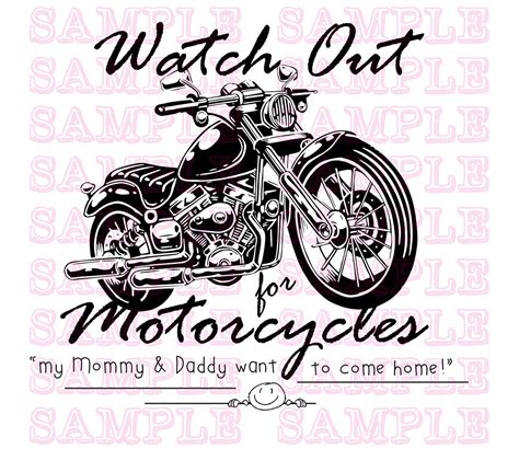 Download Motorcycle Watch Out For Motorcycles My Mommy And Daddy Wants To
