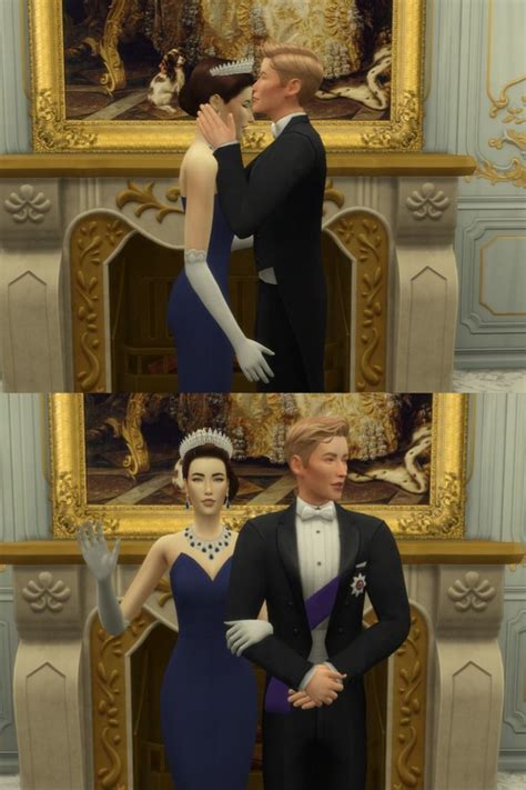200 Followers T The Crown Inspired Posepack Sims 4 Sims 4 Mods