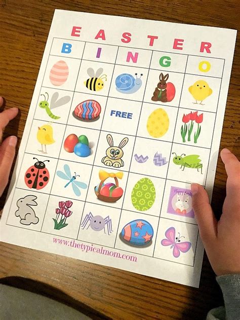 Free Printable Easter Bingo Game · The Typical Mom