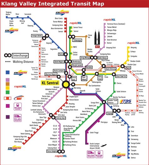 Klang Valley Greater Kuala Lumpur Integrated Rail System The