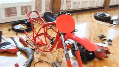 The bike had a single downtube frame and side port exhaust. 1978 Honda Elsinore CR125 Basket Case - YouTube