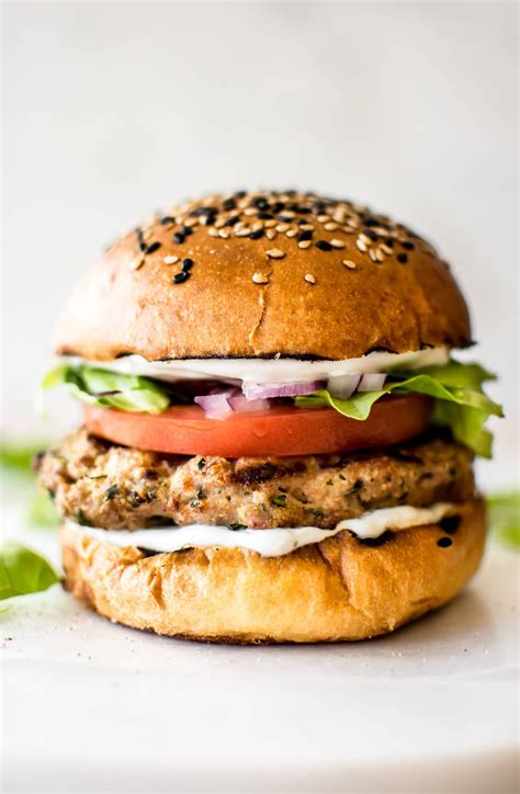 These Healthy Ground Turkey Burgers Are Moist And Flavorful And Have