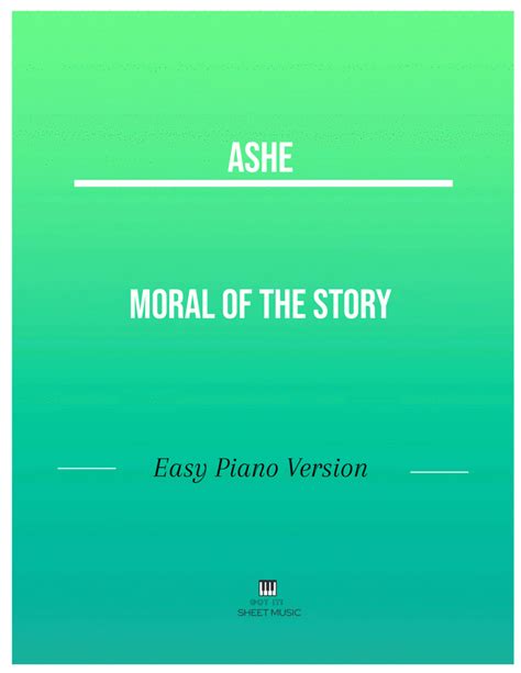 Moral Of The Story Arr Andre Laitano Sheet Music Ashe