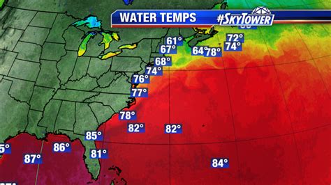 Florida Water Temperature Map Printable Maps