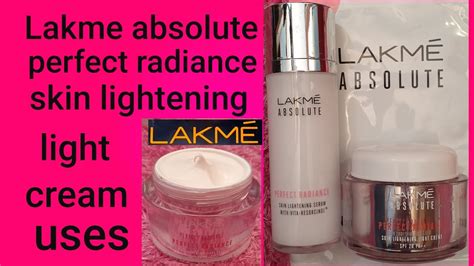 Lakme Absolute Perfect Radiance Skin Lightening Light Cream Uses Rara