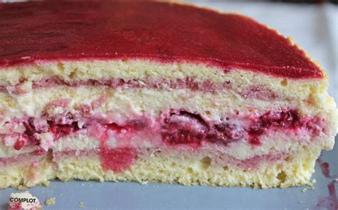 Framboisier au mascarpone avec