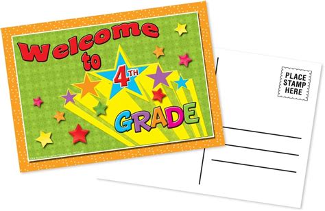 Top Notch Teacher Products Postcards Welcome To 4th Grade