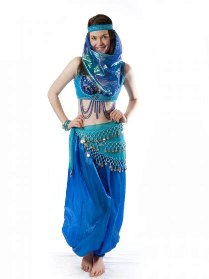 arabian nights blue harem costume