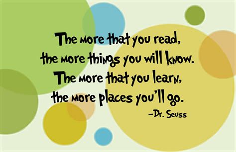 Dr Seuss Reading Quotes