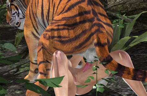 Rule 34 3d Feline Female Feral Human Interspecies Male Missionary Position Sex Straight Tiger