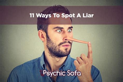 How To Tell If Someone Is Lying Psychic Sofa