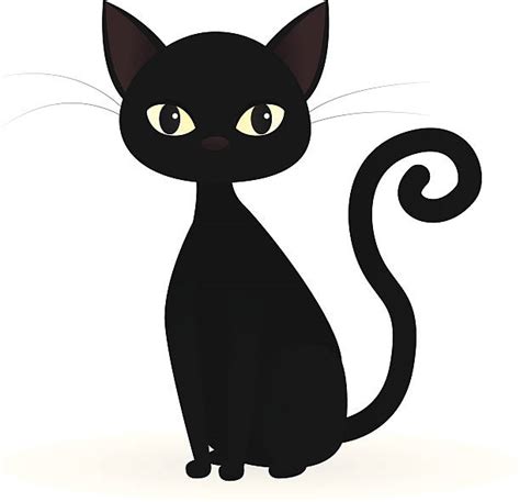 Royalty Free Black Cat Clip Art Vector Images And Illustrations Istock