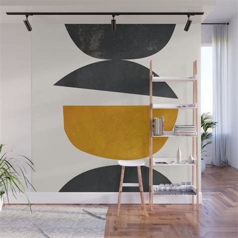 Abstract Minimal 23 Wall Mural By Thindesign Wall Murals Mural